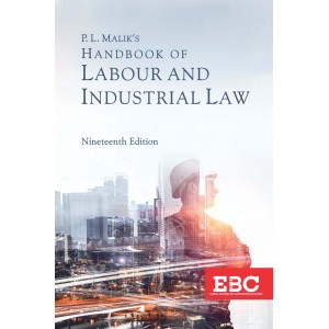 Eastern Book Company's Handbook of Labour & Industrial Law [HB] by P. L. Malik